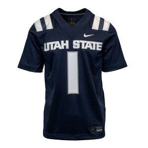 Nike Sideline Football Jersey Navy Number One Stripe Men's